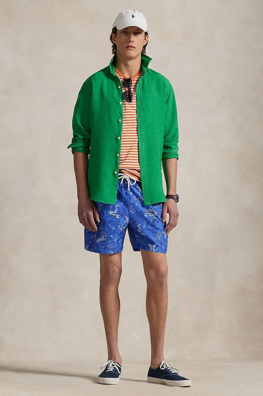 Kratke hlače za kupanje Polo Ralph Lauren boja: ljubičasta, 710963331