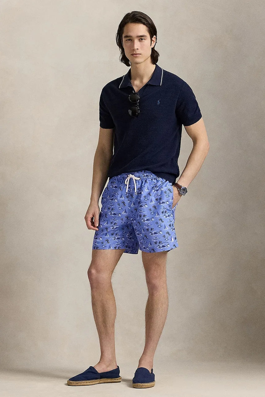 Kratke hlače za kupanje Polo Ralph Lauren boja: tamno plava, 710963332