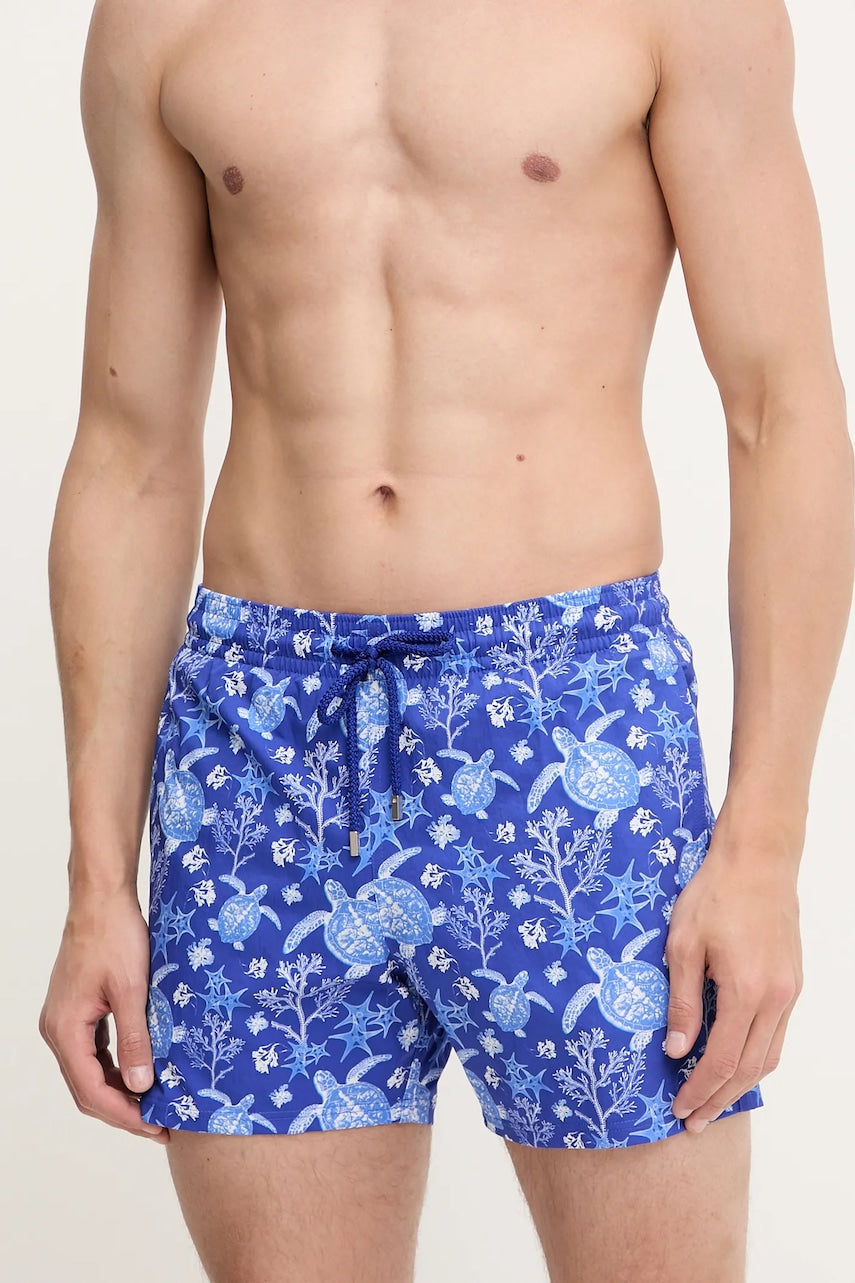 Kratke hlače za kupanje Vilebrequin MOORISE boja: ljubičasta, MSOCF127