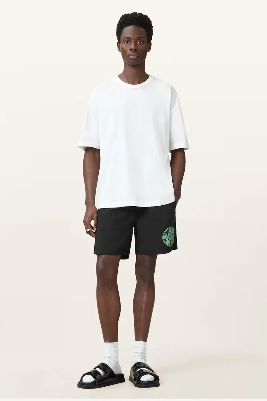 Kratke hlače za kupanje AllSaints DISTORTION boja: crna, M019WC