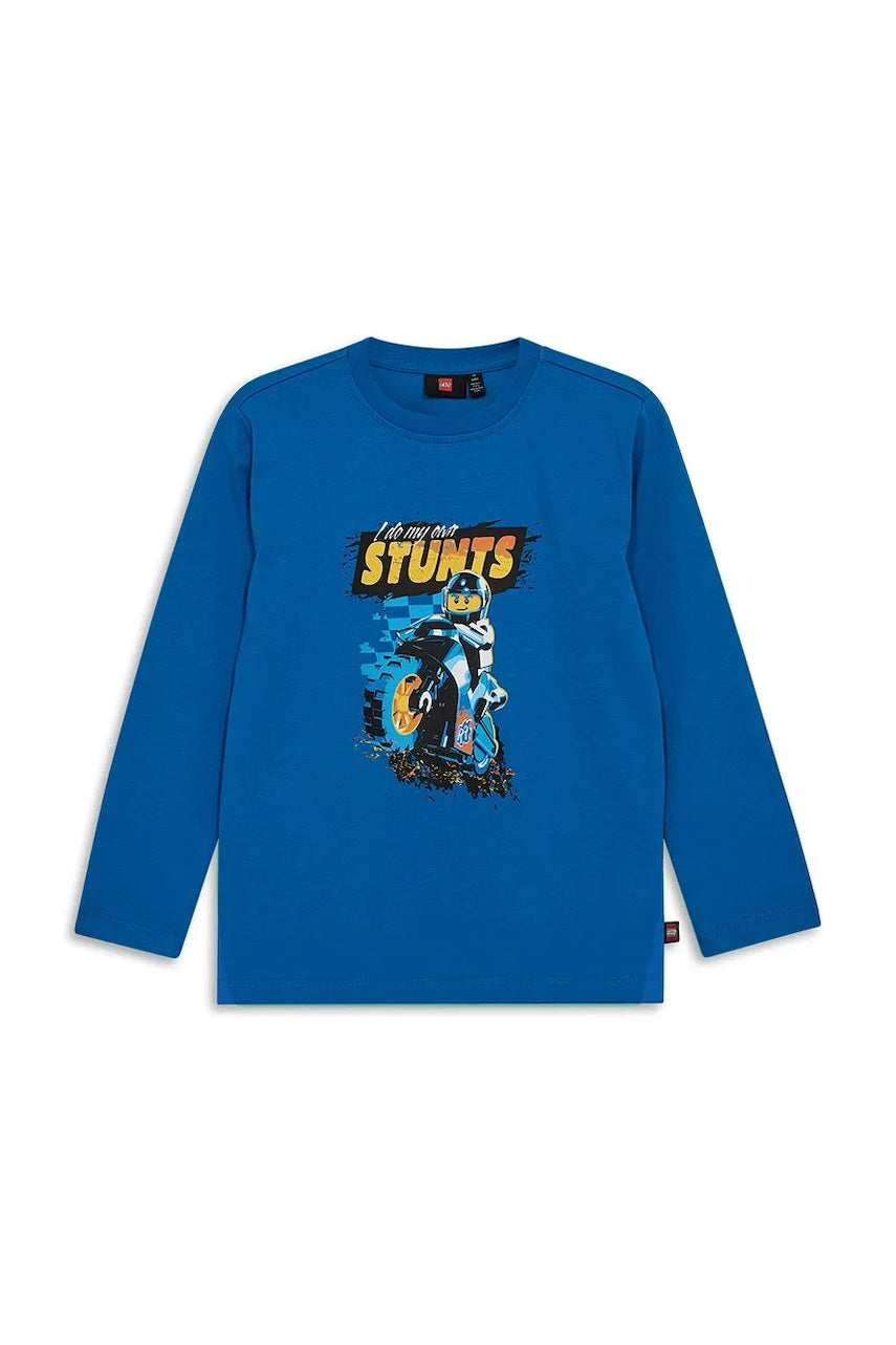 Dječja pamučna majica dugih rukava Lego LWTAFFY 615 s tiskom, 11010919