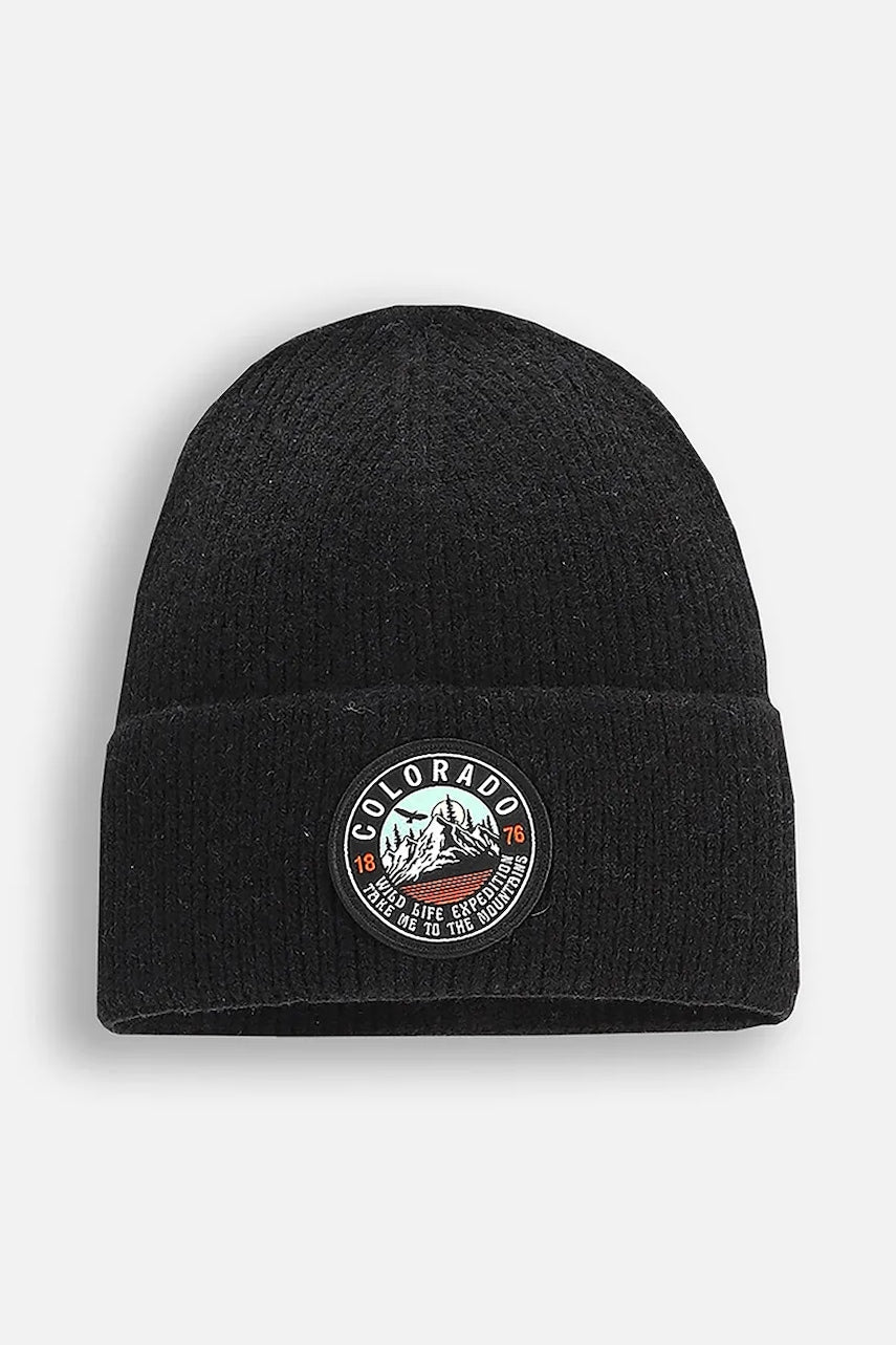 Dječja kapa Coccodrillo boja: crna, ACCESSORIES WINTER BOY