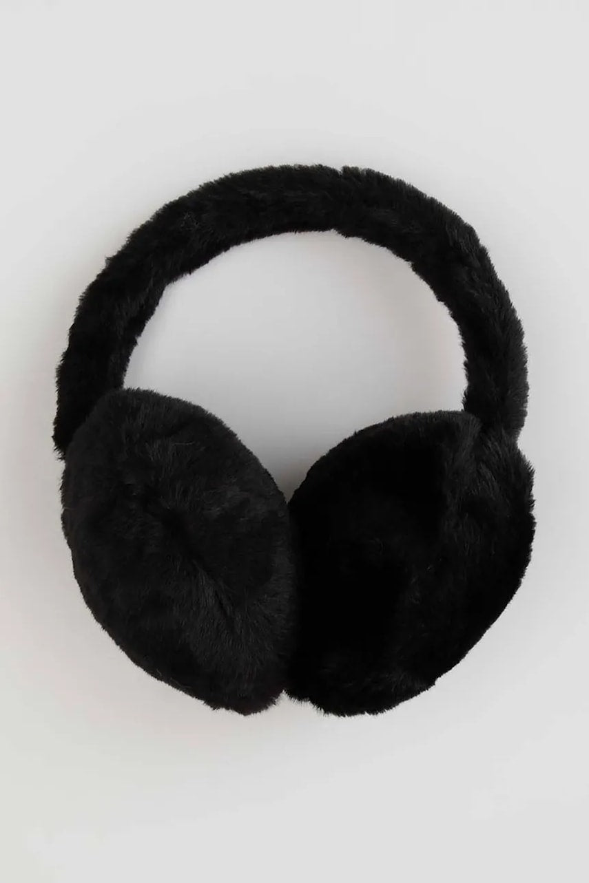 Otroški naušniki Coccodrillo črna barva, ACCESSORIES