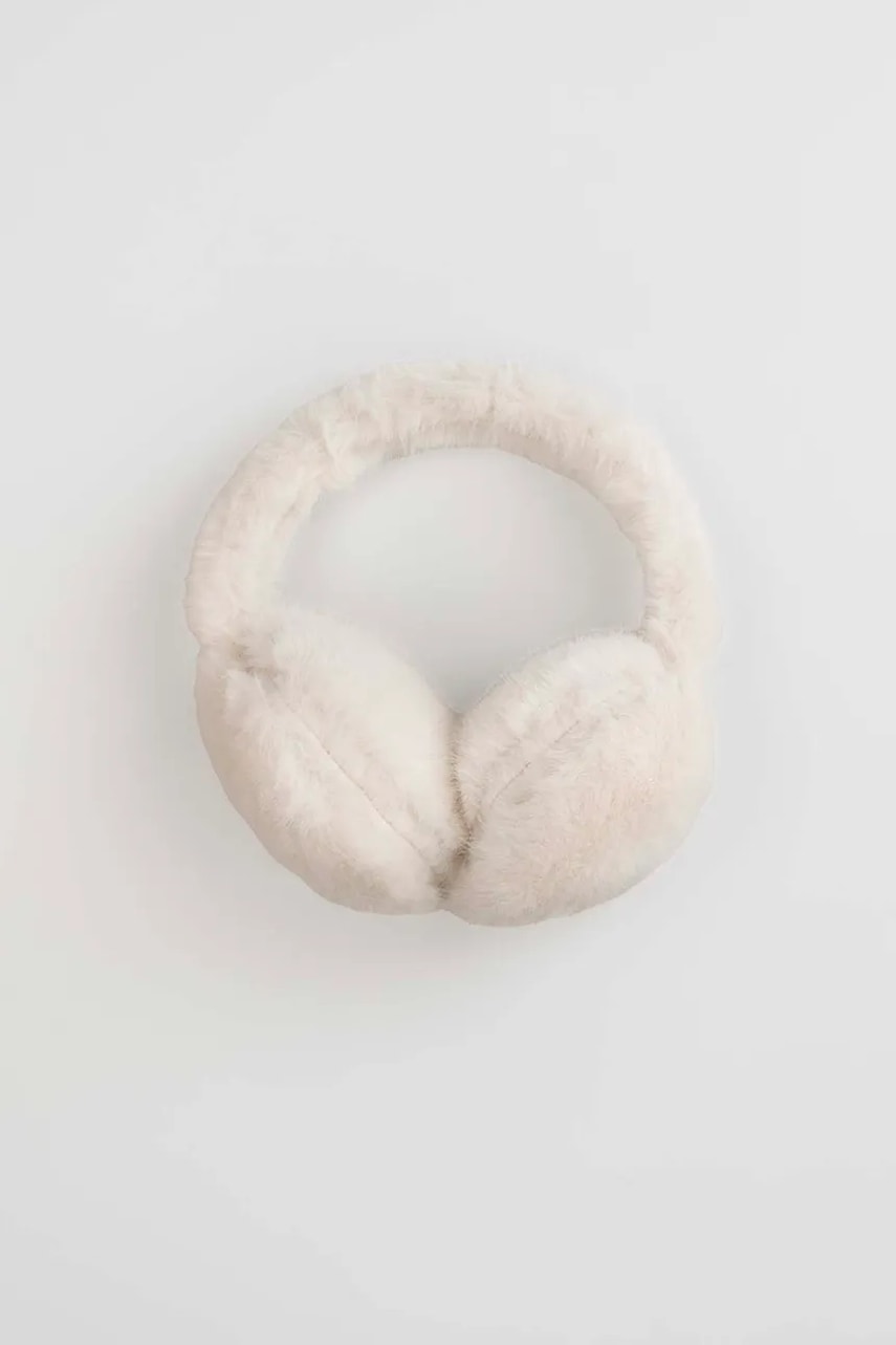 Otroški naušniki Coccodrillo bela barva, ACCESSORIES