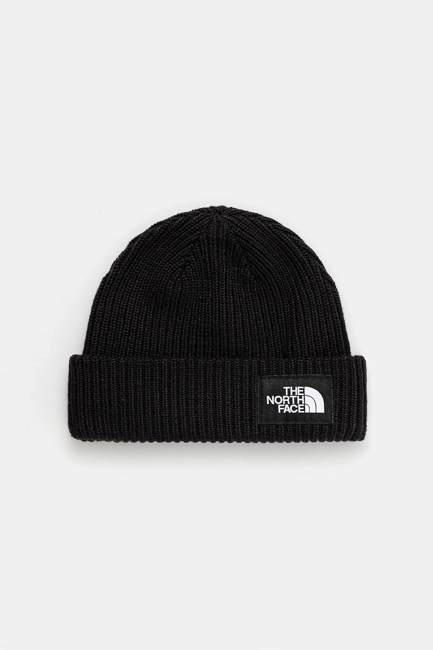 Otroška kapa The North Face KIDS SALTY LINED BEANIE črna barva, NF0A8CGSJK31
