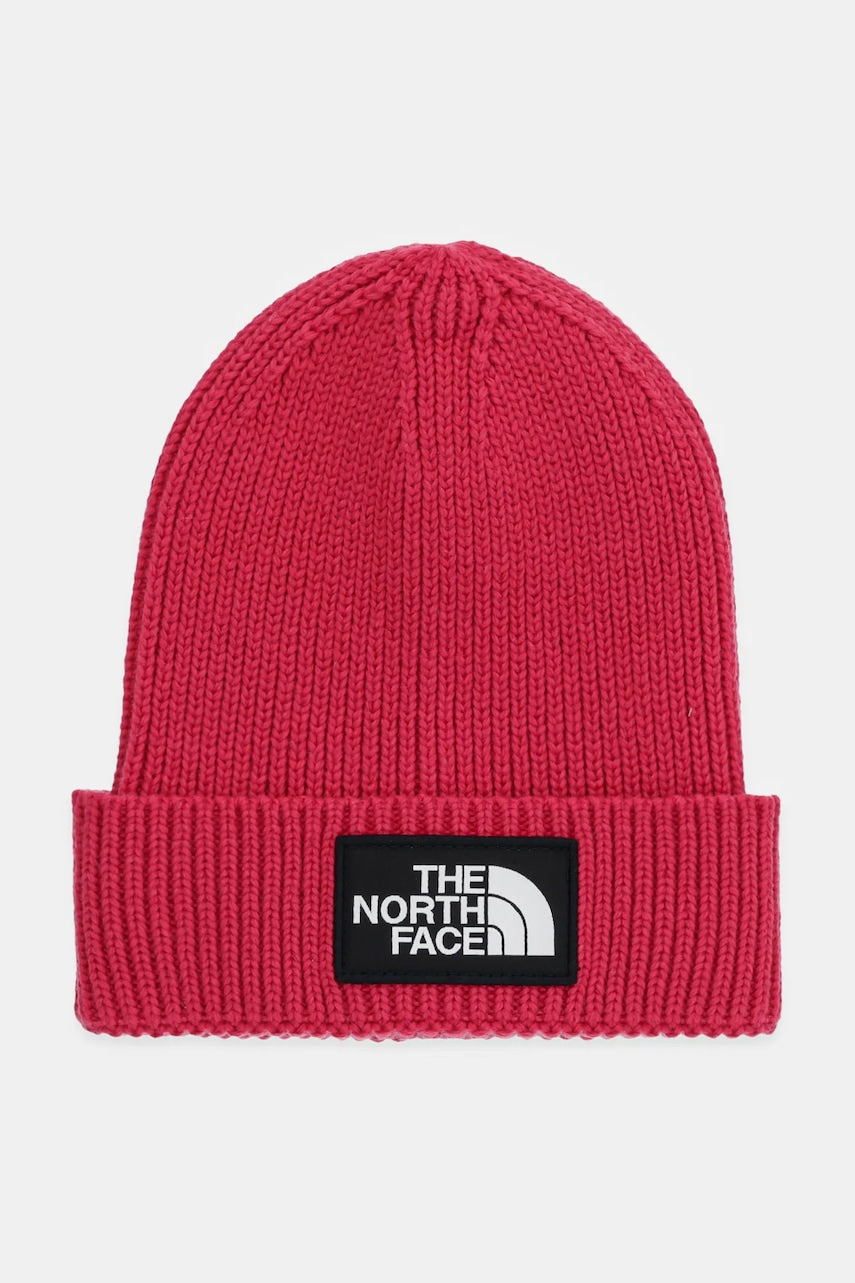 Dječja kapa The North Face KIDS TNF LOGO BOX CUFFED BEANIE boja: ružičasta, NF0A8CGUBOS1