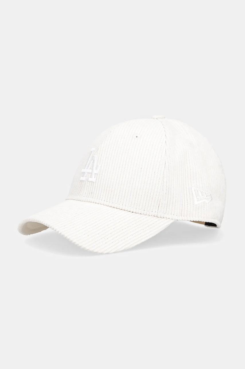 Baseball kapa iz rebrastega žameta New Era 0 bež barva, 60691060