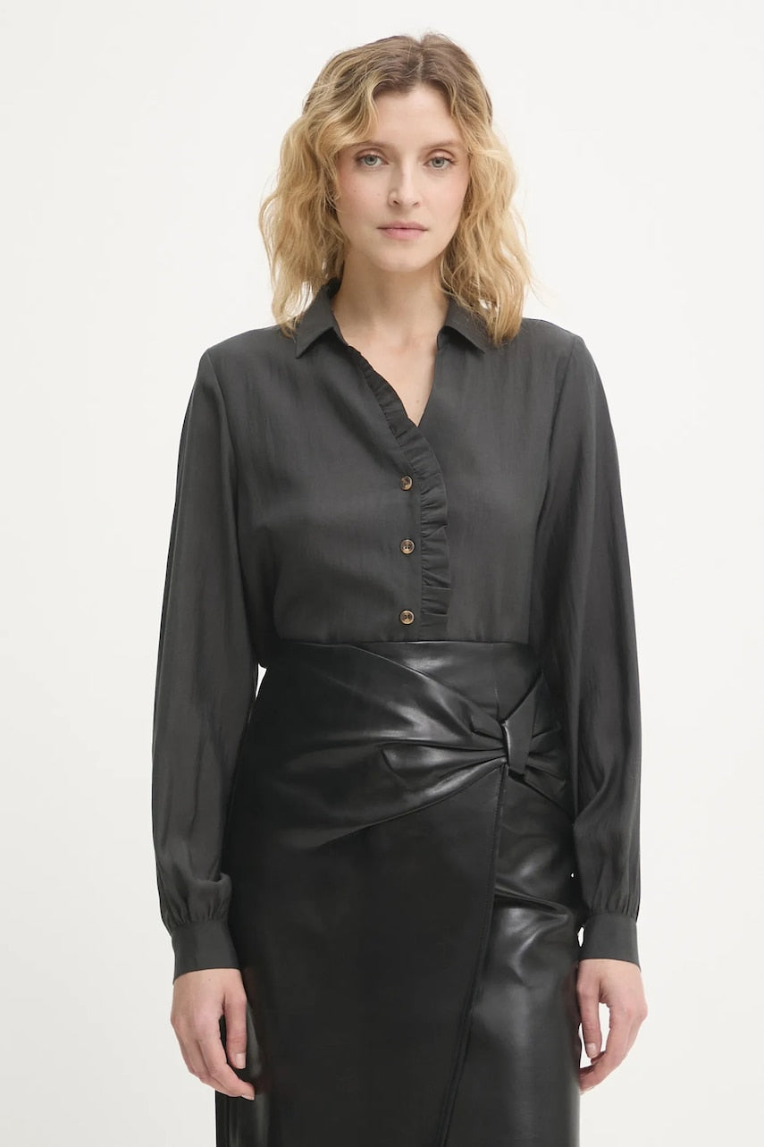 Srajca Never Fully Dressed ženska, zelena barva, NFDTO1920