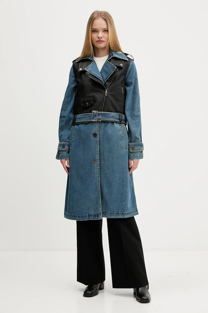 Plašč iz jeansa Desigual DENIMBIK 25WWEW52