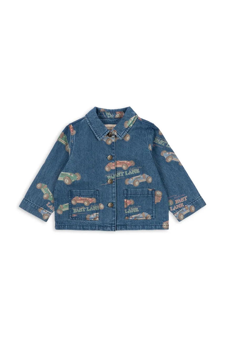 Otroška jeans jakna Konges Sløjd MAGOT JACKET GOTS mornarsko modra barva, KS103886