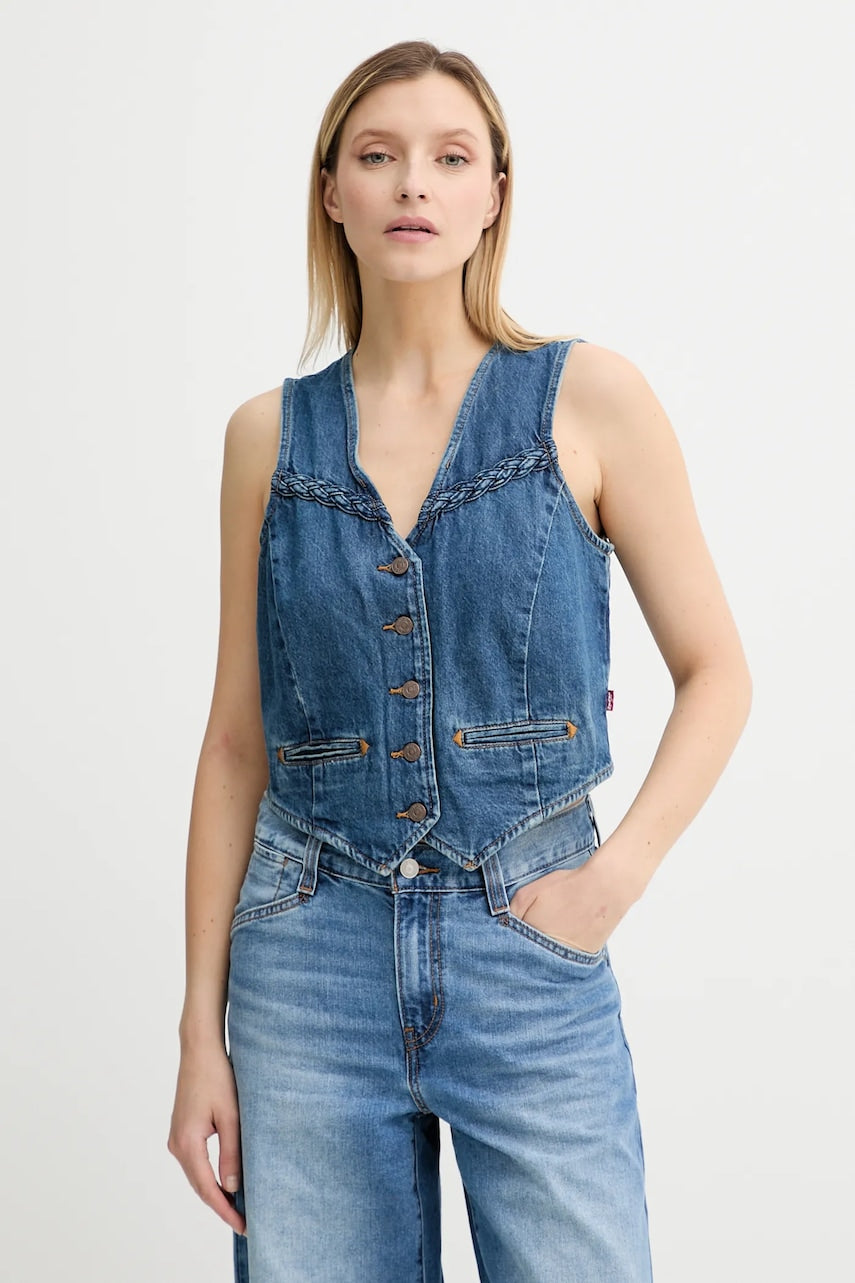 Telovnik iz jeansa Levi's 001WQ