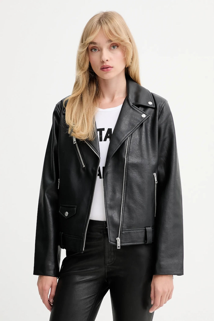 Biker jakna Levi's črna barva, A9373