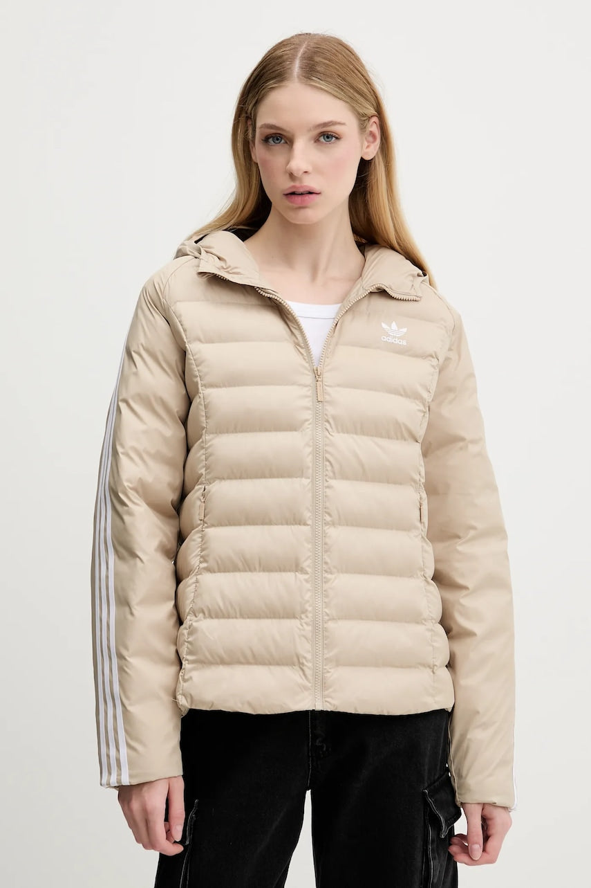 Jakna adidas Originals Slim Jacket bež barva, JX2940
