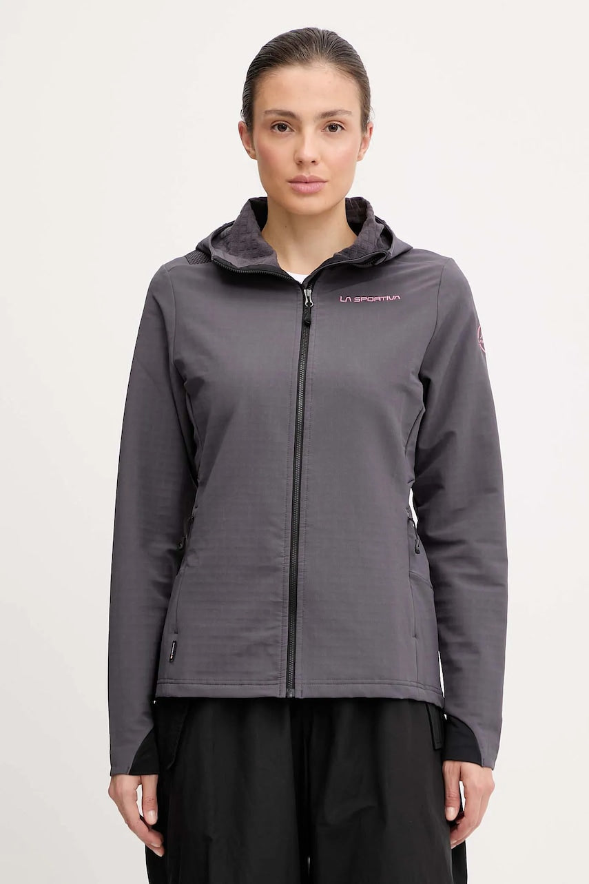Sportska jakna LA Sportiva Descender Storm boja: siva, ZASF034