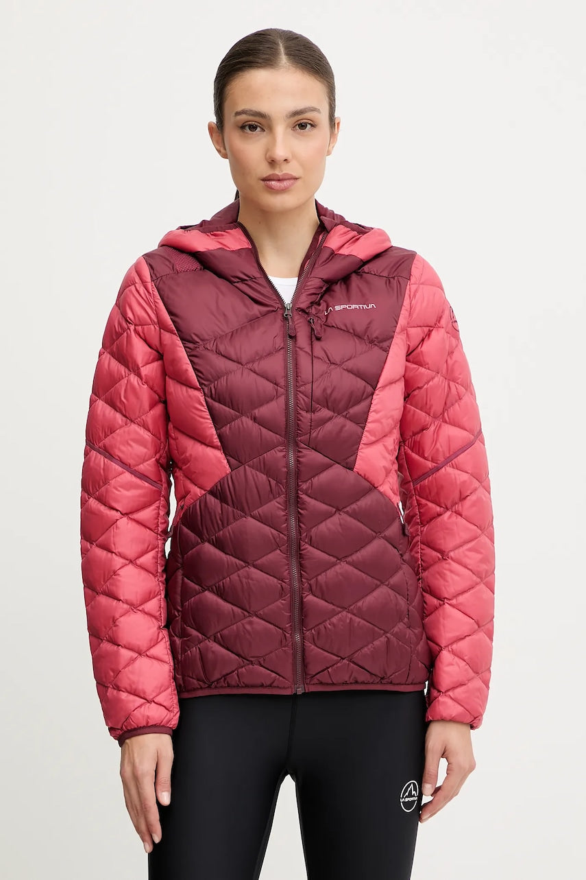 Sportska pernata jakna LA Sportiva Pinnacle Down boja: bordo, ZASJ098