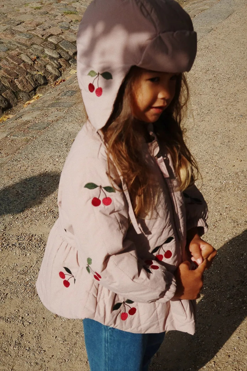 Otroška bomber jakna Konges Sløjd JUNA BOMBER JACKET roza barva, KS103483