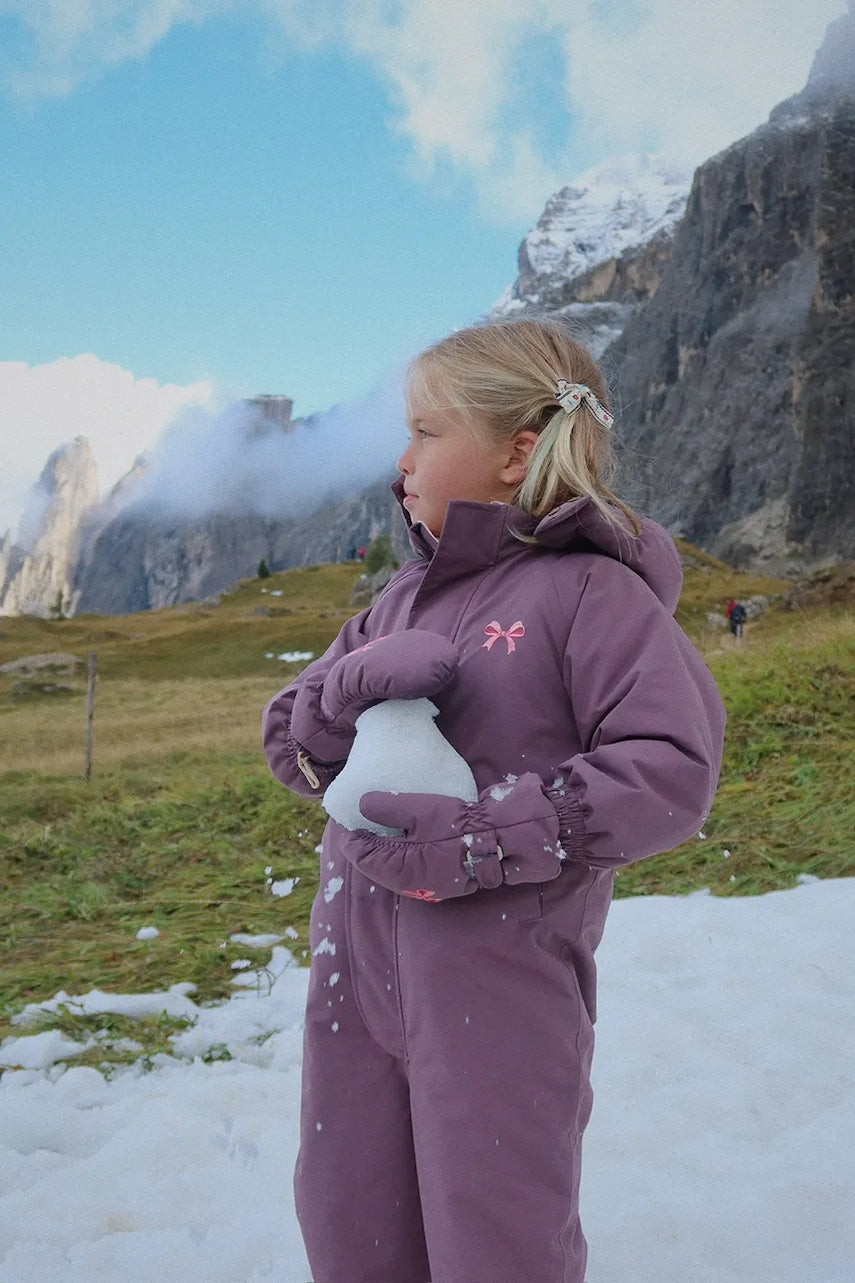 Dječji kombinezon Konges Sløjd NOHR SNOWSUIT SOLID boja: ljubičasta, KS103518