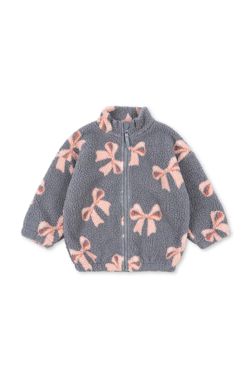 Jakna Konges Sløjd JODY TEDDY JACKET GRS vijolična barva, KS103584