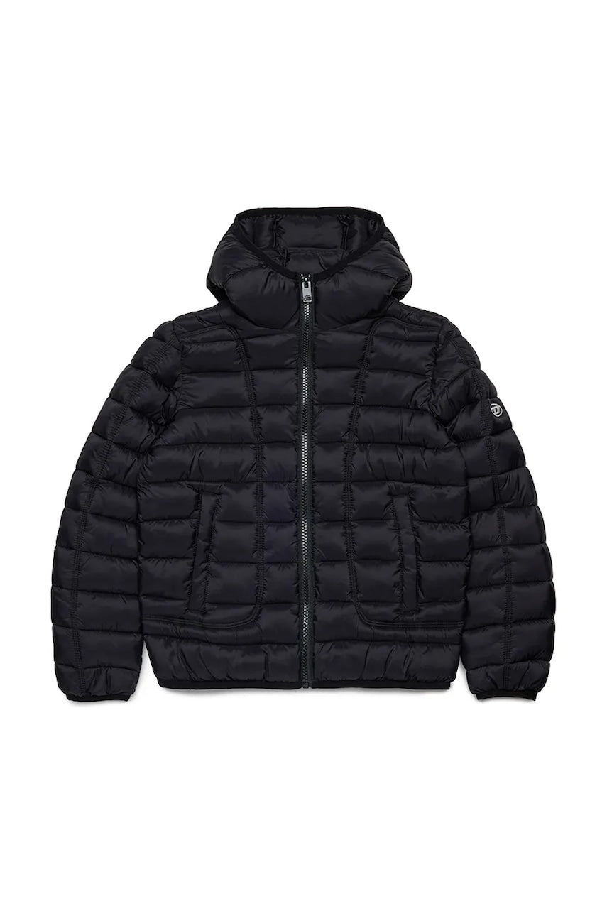 Otroška jakna Diesel JWSTONE JACKET črna barva, J02425