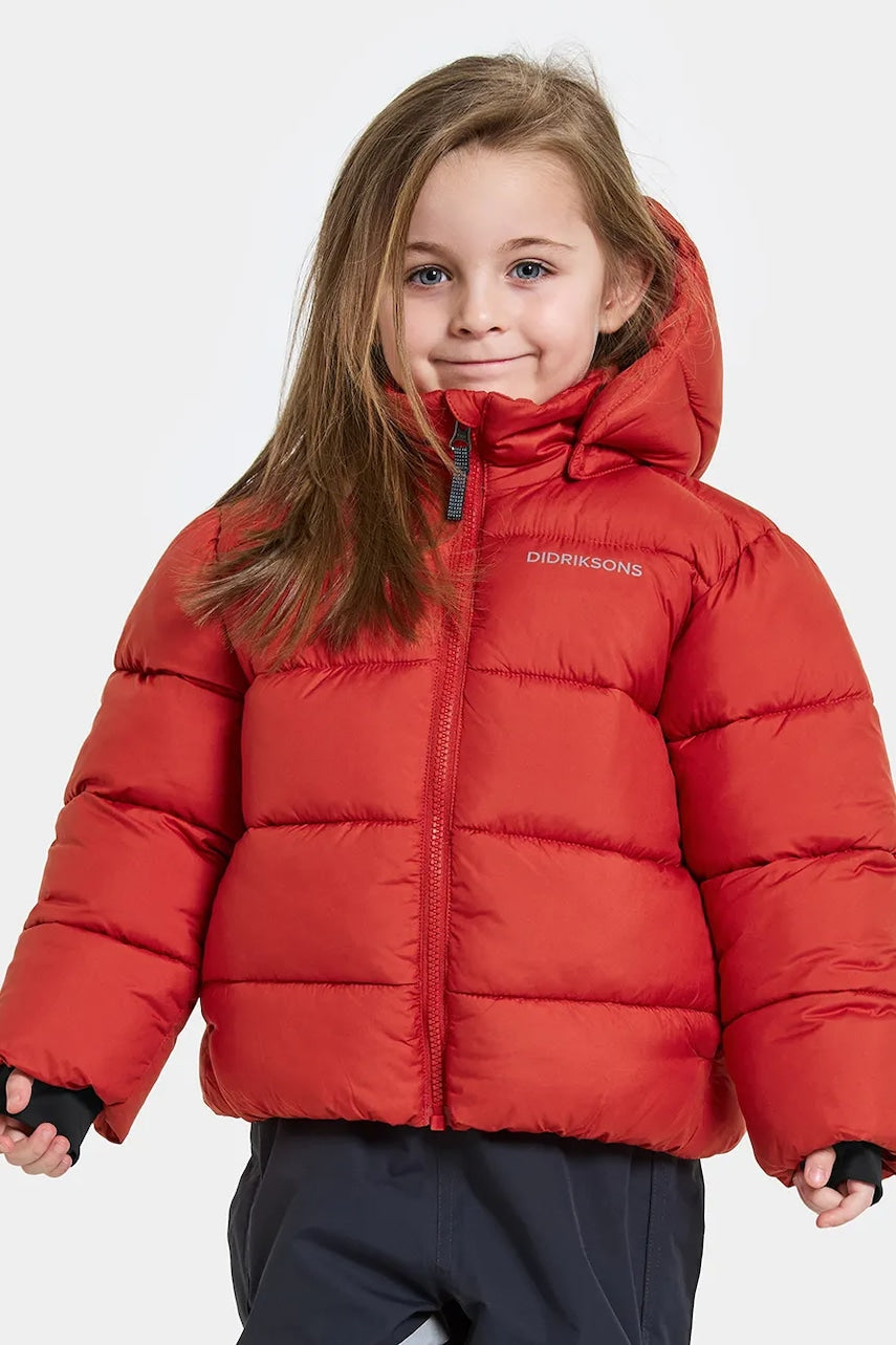 Dječja jakna Didriksons ROXEN KIDS JACKET boja: crvena, 505811