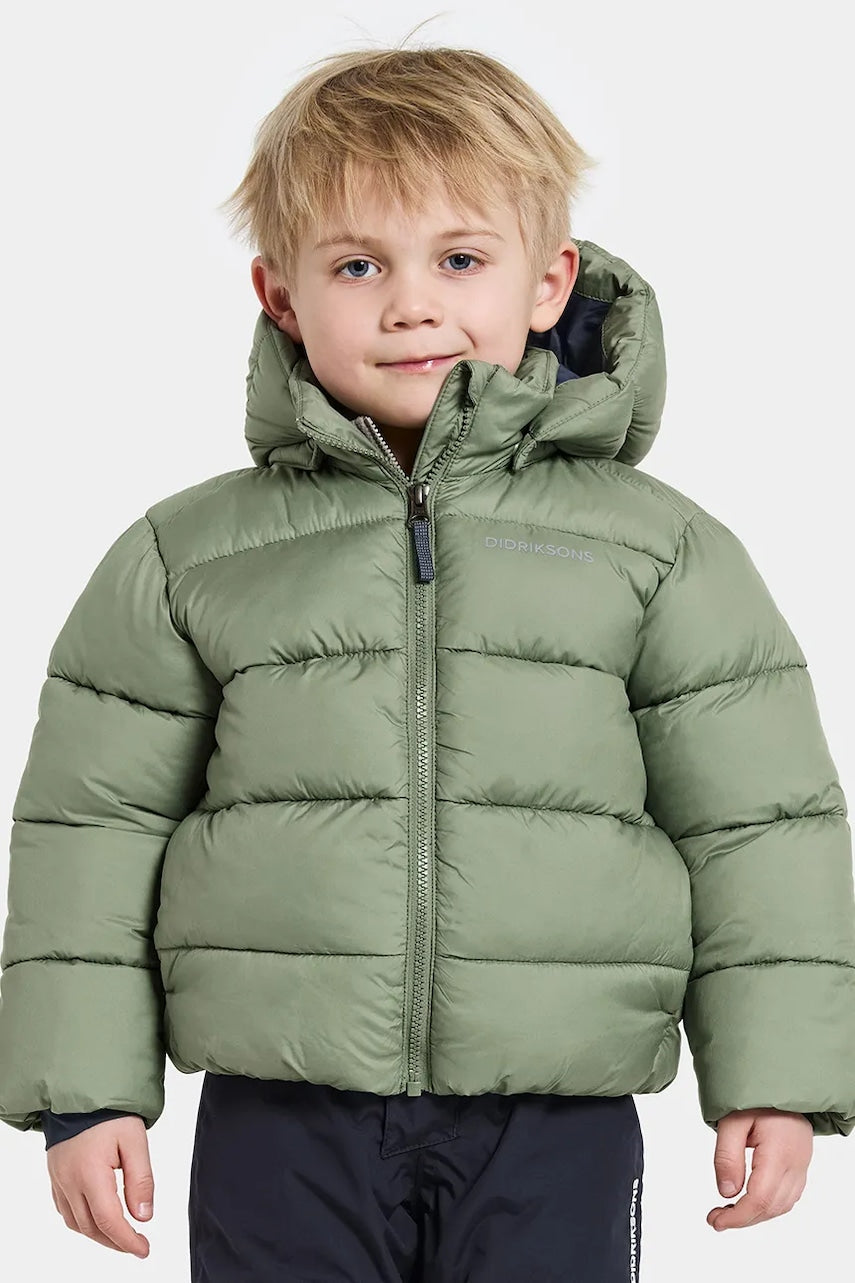 Dječja jakna Didriksons ROXEN KIDS JACKET boja: zelena, 505811