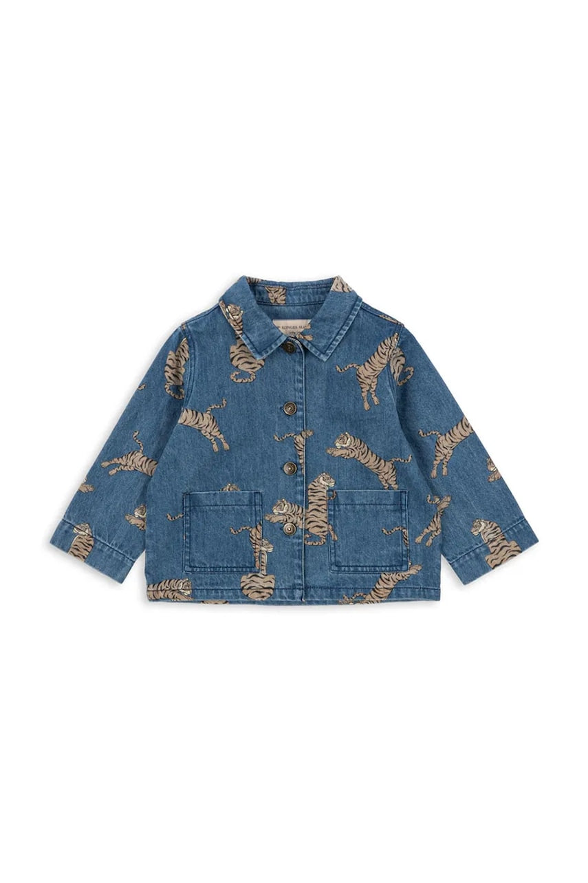 Dječja pamučna jakna Konges Sløjd MAGOT JACKET GOTS boja: tamno plava, KS103886