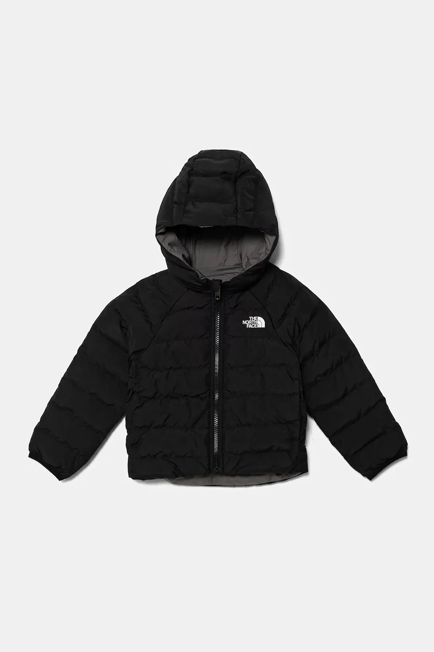Dječja dvostrana jakna The North Face KID REVERSIBLE PERRITO HOODED JACKET boja: crna, NF0A88VJWOO1