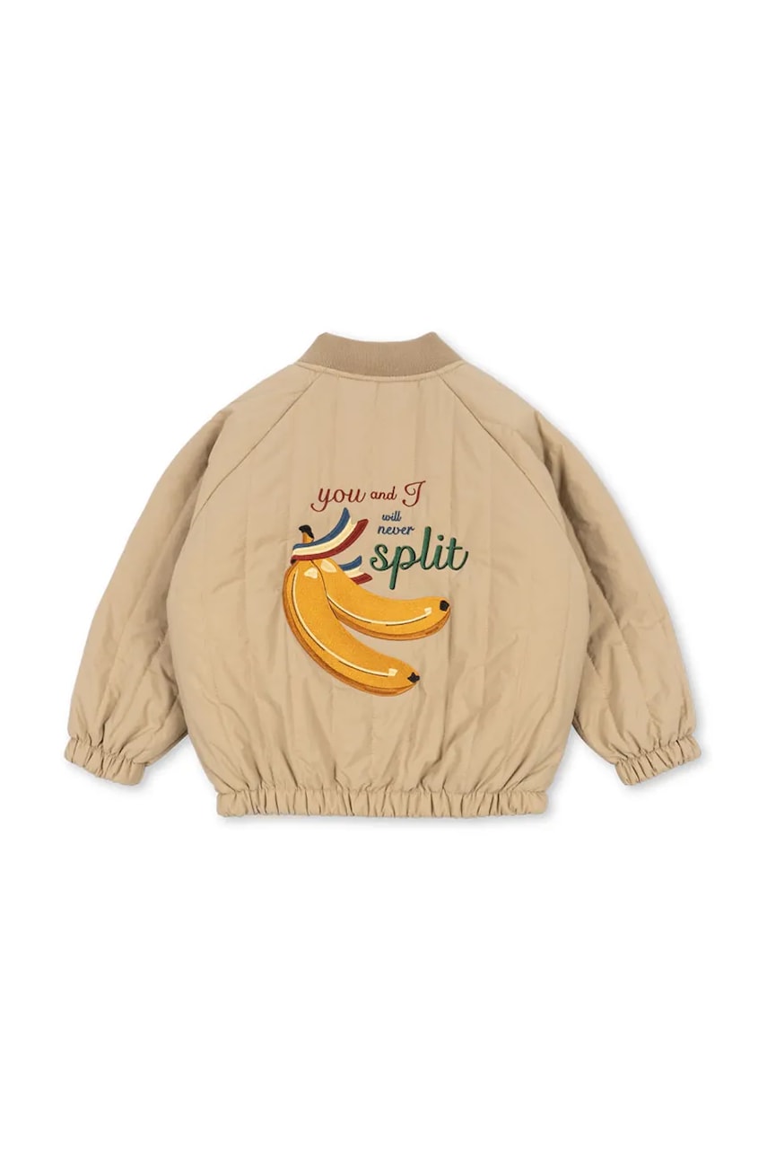 Dječja bomber jakna Konges Sløjd JUNO BOMBER JACKET boja: bež, KS103484