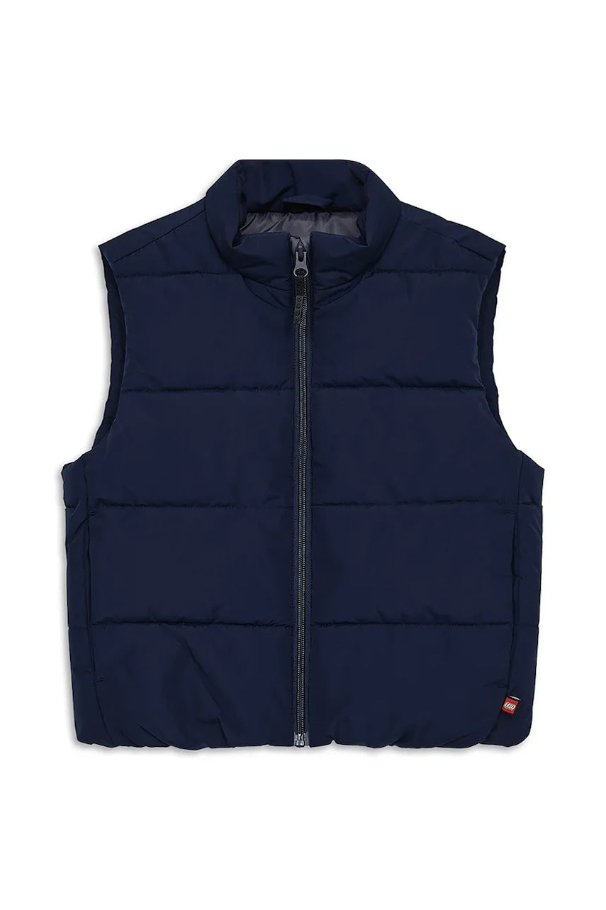 Otroški brezrokavnik Lego LWSAKU 205 mornarsko modra barva, 11010847