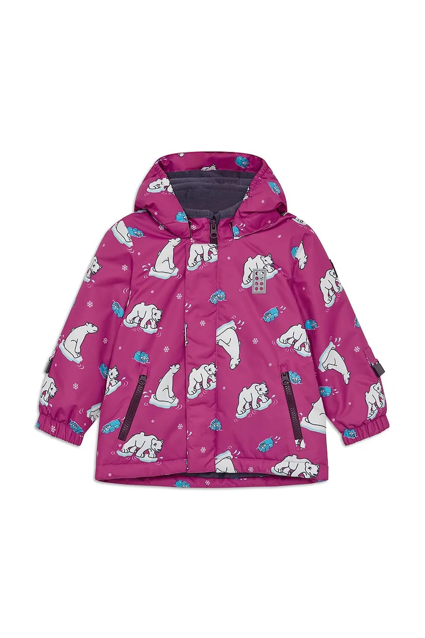 Otroška jakna Lego LWJERI 701 roza barva, 11010977