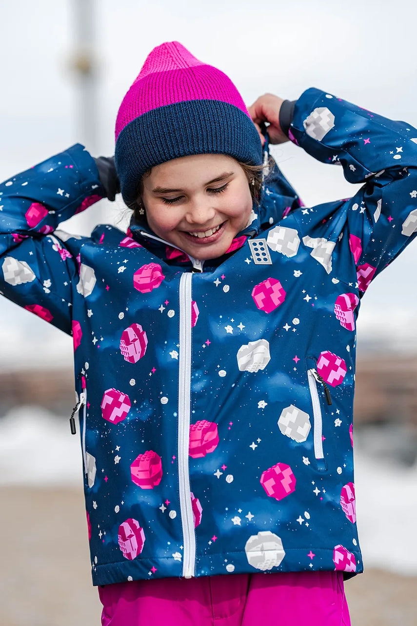 Dječja jakna Lego LWJAZ 803 boja: ružičasta, 11010968