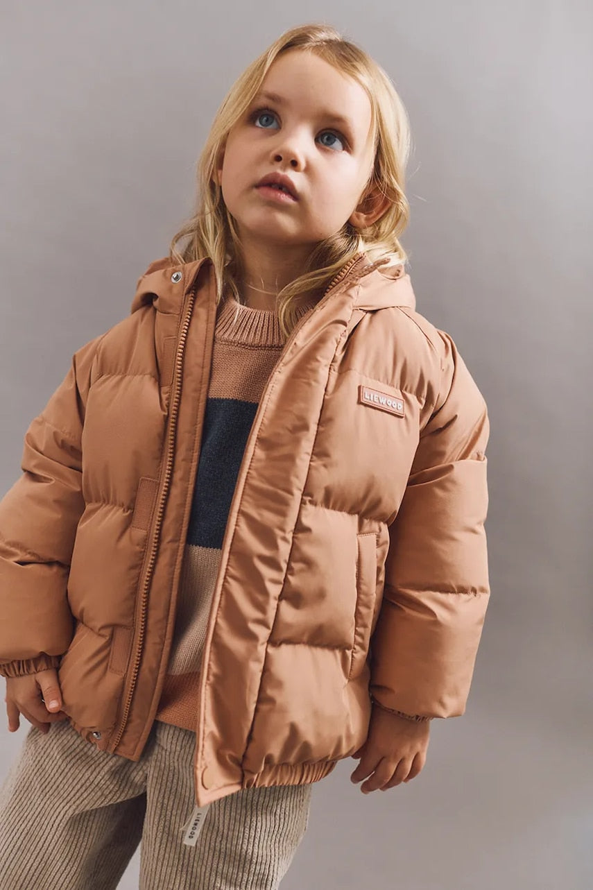 Jakna Liewood Adelina Jacket oranžna barva, LW20192