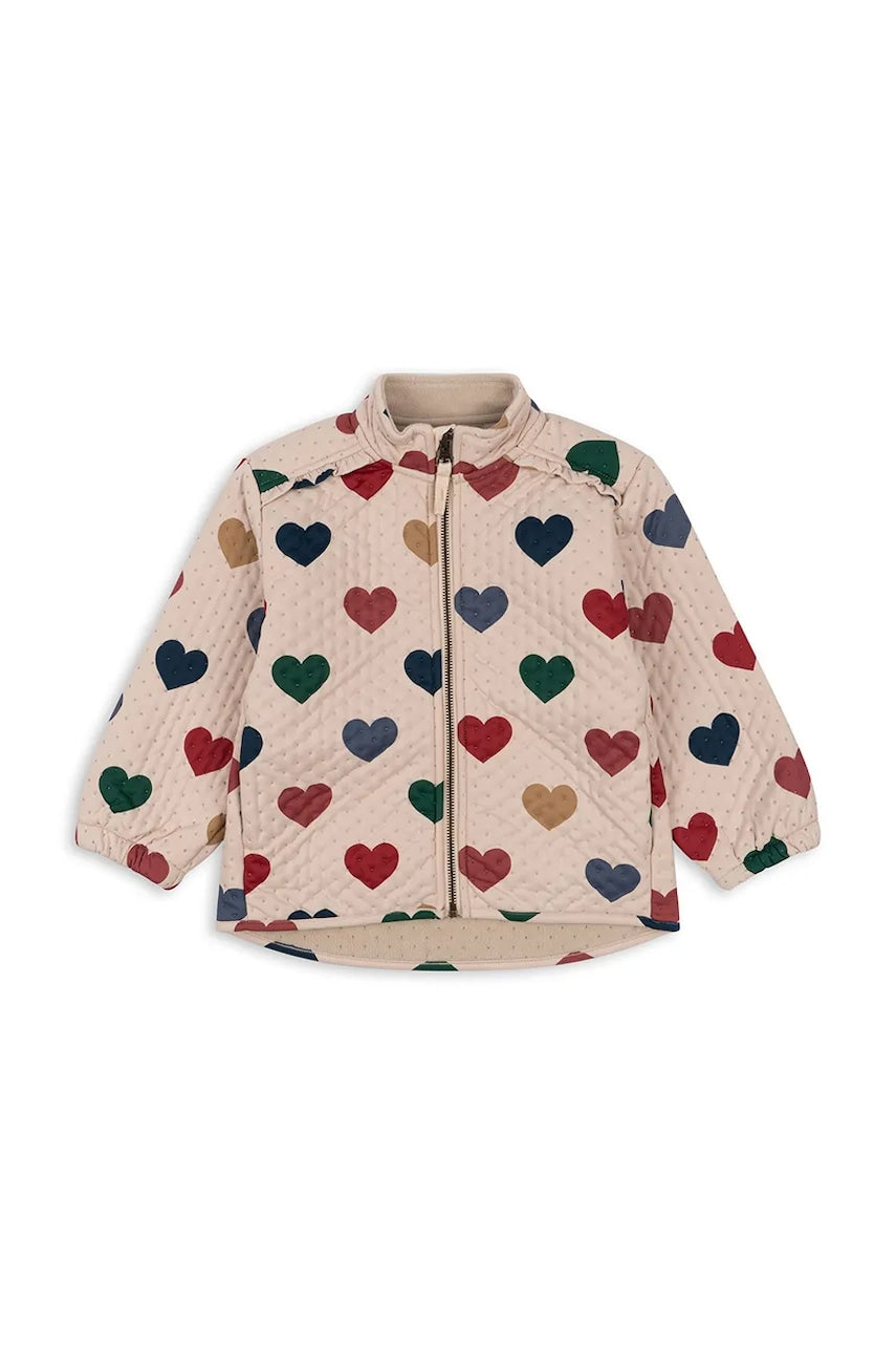 Dječja jakna Konges Sløjd THERMO JACKET FRILL boja: bež, KS100312