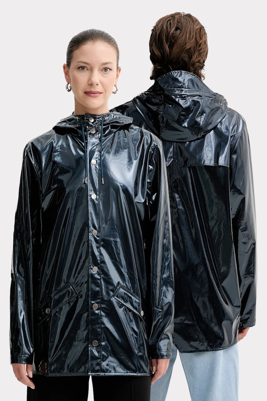 Jakna Rains 12010 Jacket boja: tamno plava, za prijelazno razdoblje, 12010