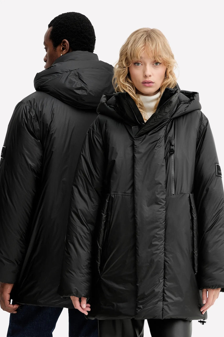 Jakna Rains 17240 Torna Insulated Long Jacket črna barva, 17240