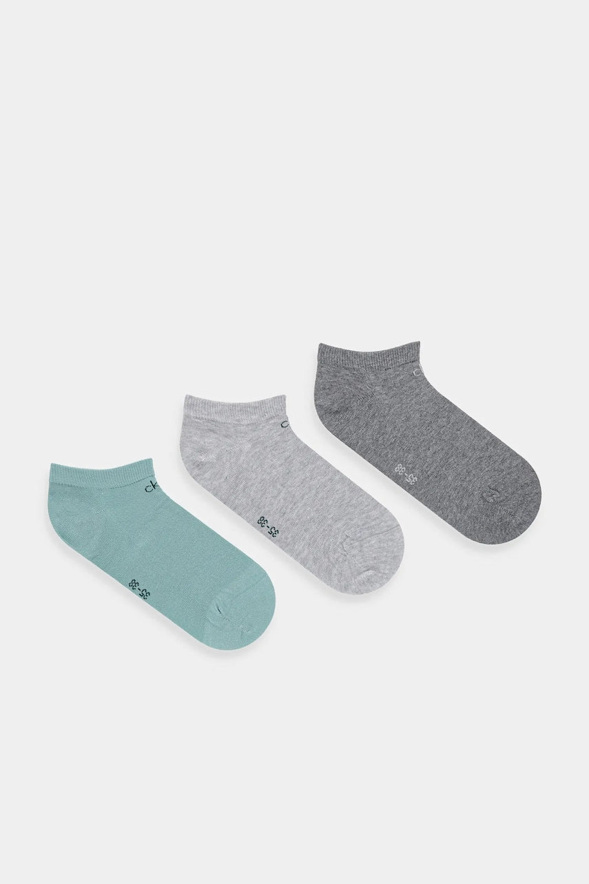 Stopalice Calvin Klein 3-pack boja: zelena, 701234369