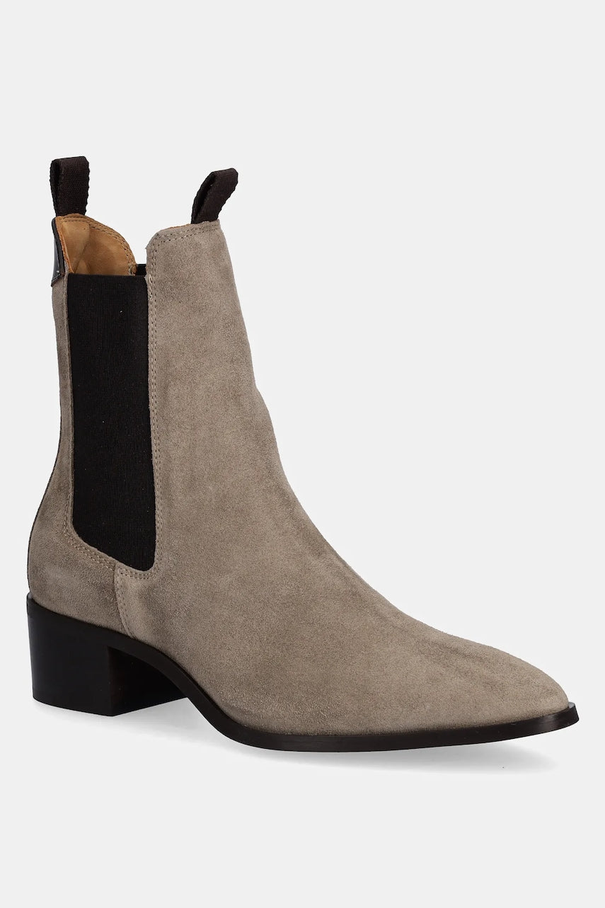 Chelsea iz semiša Gant St Broomly ženski, bež barva, 31553093