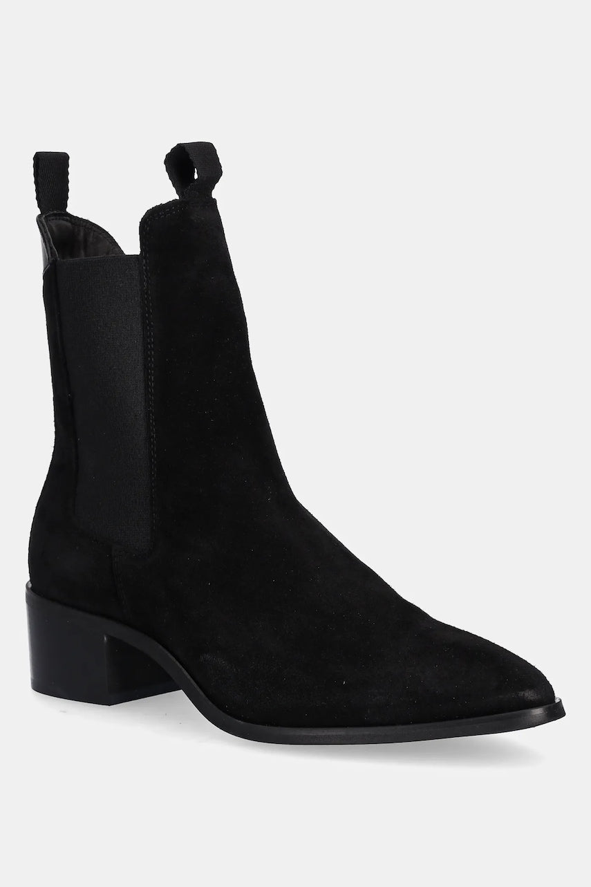 Gležnjače od brušene kože Gant St Broomly boja: crna, ravni potplat, 31553093