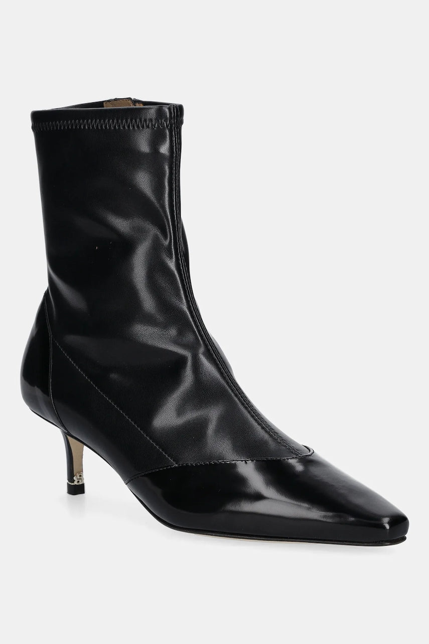 Gležnjače BOSS Charlize boja: crna, s tankom potpeticom, 50548546