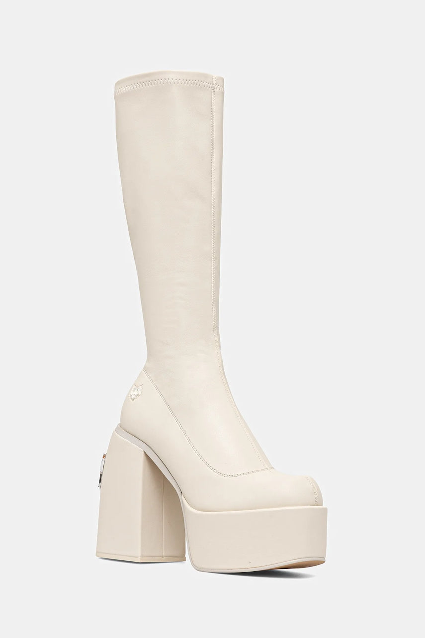 Čizme Naked Wolfe Spice boja: bež, s debelom potpeticom, sa srednje toplom podstavom, Spice Chalk