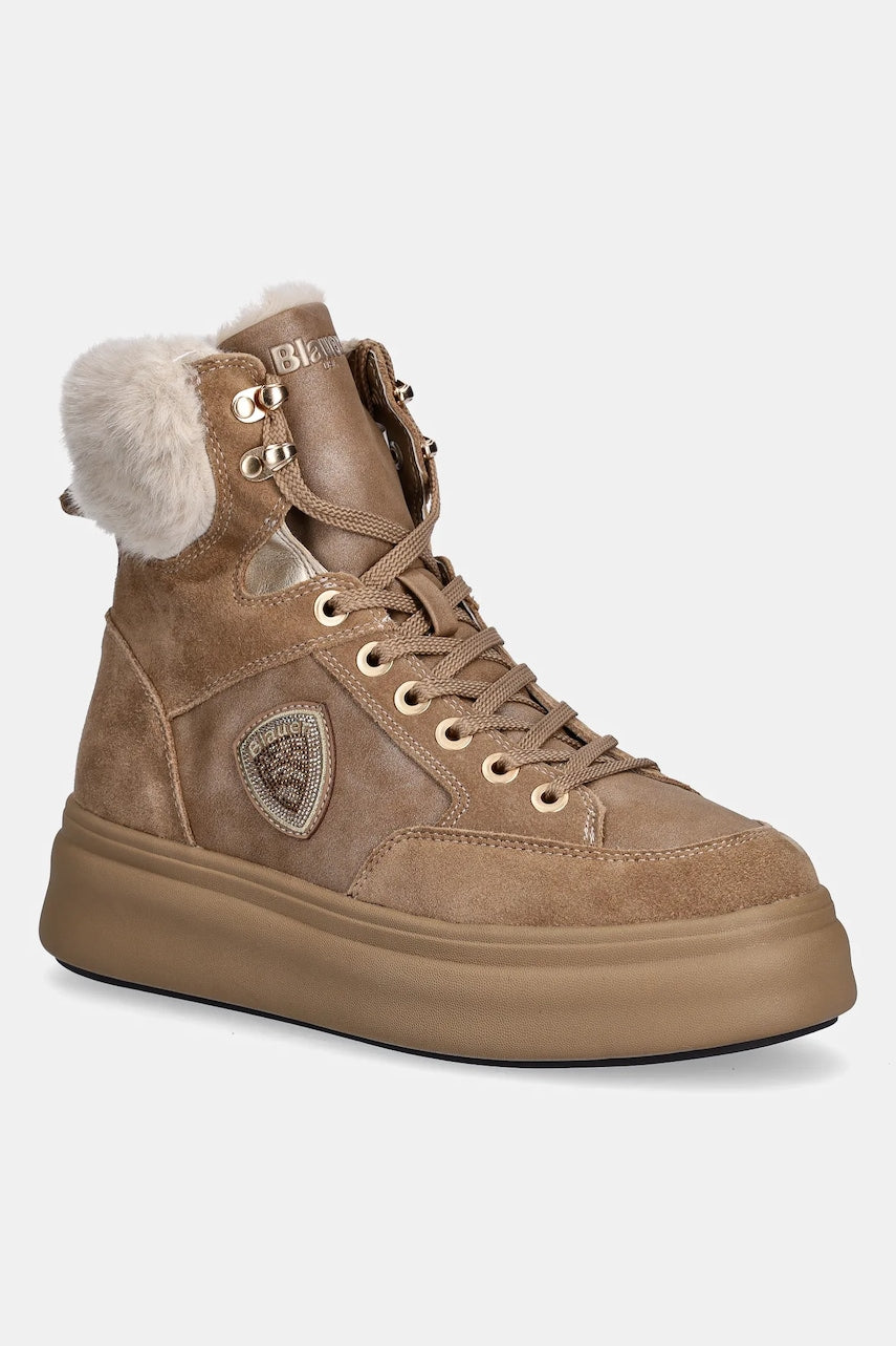 Gležnjače Blauer EMERY boja: bež, s platformom, s toplom podstavom, F5EMERY01-SWA