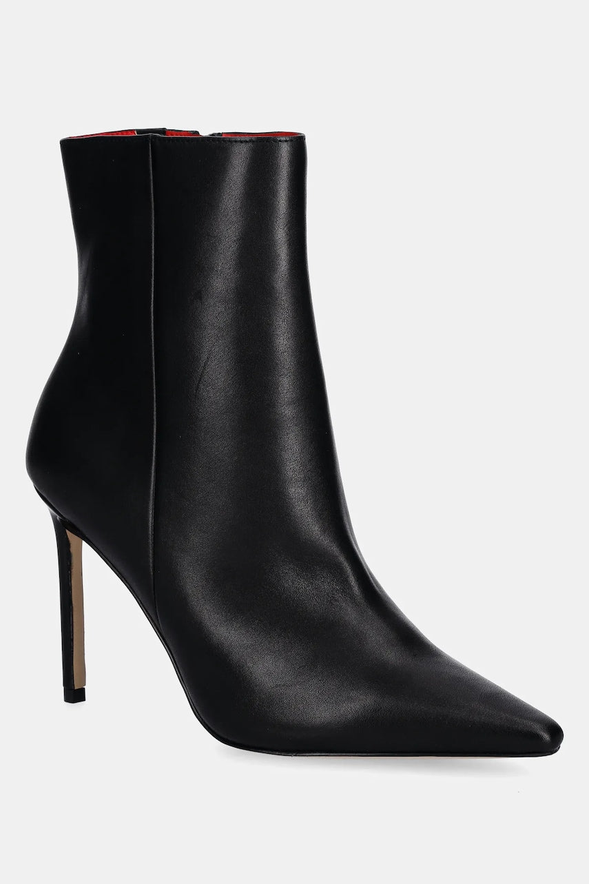 Kožne gležnjače Aldo GUAVABERRY boja: crna, s tankom potpeticom, 14116148