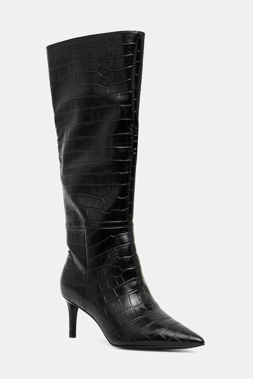 Čizme Aldo HEATHHER boja: crna, s tankom potpeticom, 14147017