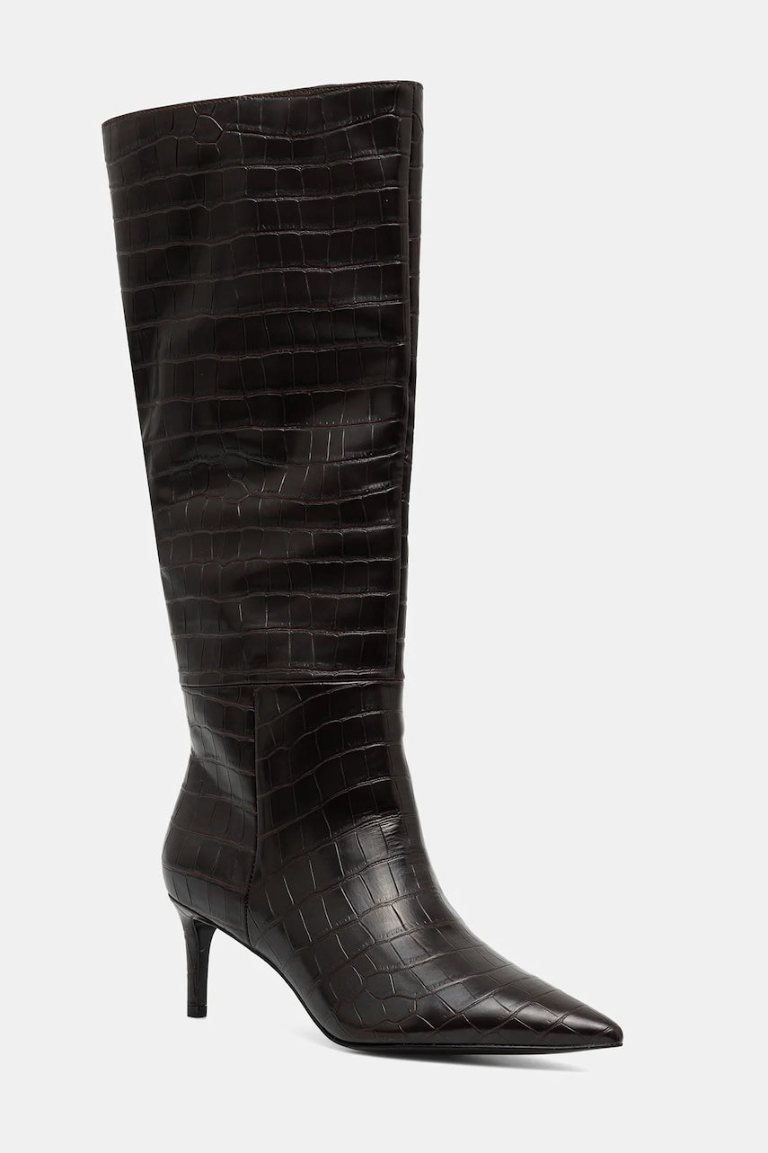 Čizme Aldo HEATHHER boja: smeđa, s tankom potpeticom, 14148408