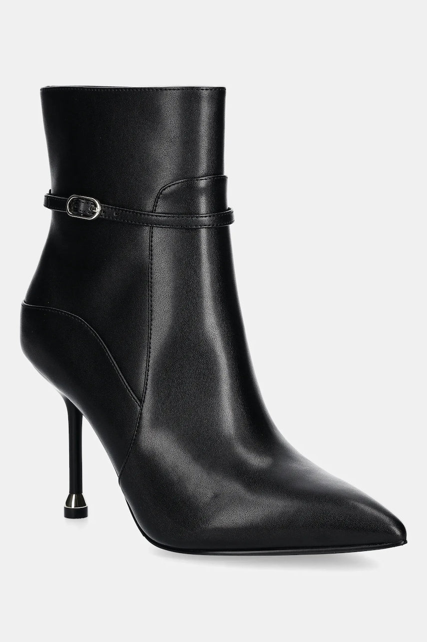 Kožne gležnjače Liu Jo DEMI 06 boja: crna, s tankom potpeticom, SF5005P010222222