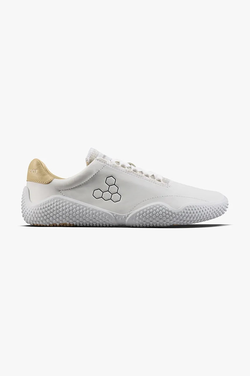 Usnjene superge Vivobarefoot MOTUS STUDIO SNEAKER LTH bela barva, 205642