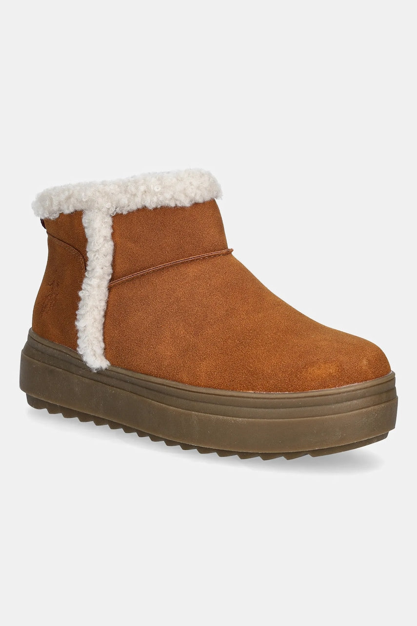 Gležnjače U.S. Polo Assn. ICY006 boja: smeđa, s platformom, sa srednje toplom podstavom, ICY006W-EH1