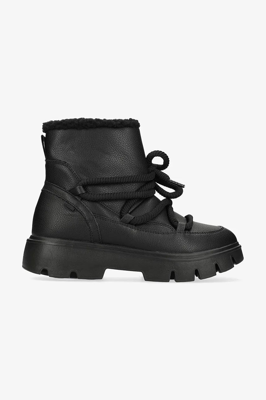 Gležnjače Mexx SIGMAR RHYTHM boja: crna, ravni potplat, sa srednje toplom podstavom, MI001708253W-02