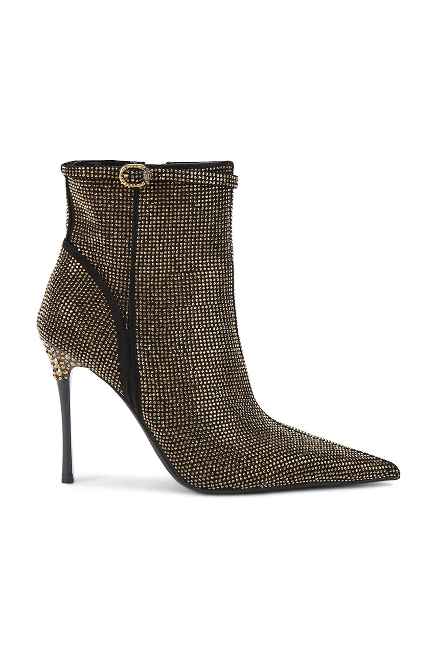 Gležnjače Kurt Geiger London Mayfair Point Ankle Boot boja: crna, s tankom potpeticom, 4994209689