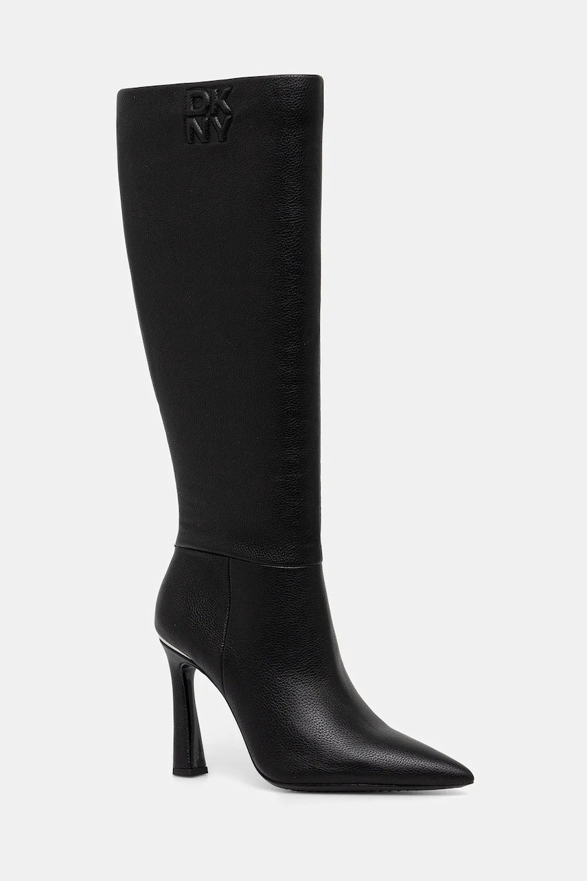 Čizme Dkny Carmel boja: crna, s tankom potpeticom, K3577855